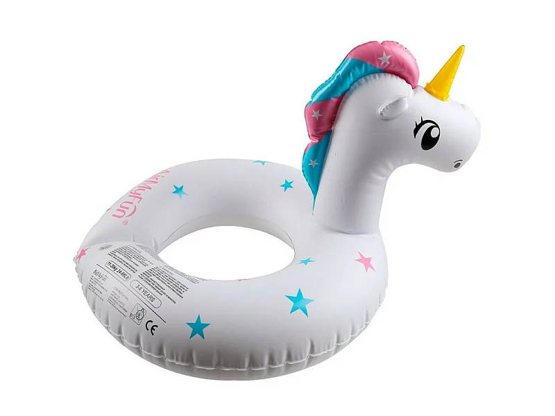 Bouée Gonflable Enfant dès 3ans et + pour Piscine & Plage, Flotteur ø49cm - Licorne Magique ø49 Cm