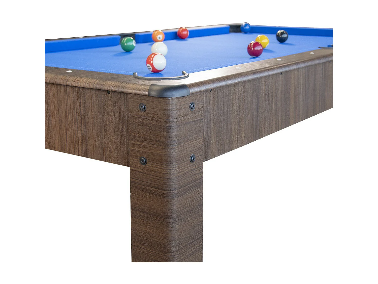 Billard Américain HARMONY 6Ft - 206,5 x 116,5 x 80 cm avec accessoires et plateau dînatoire - Gris