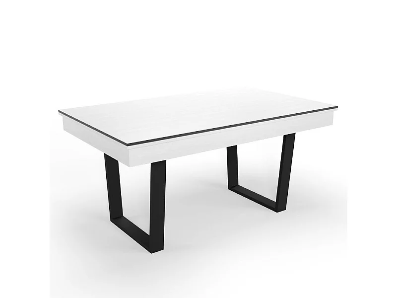 Billard Américain Convertible en Table à manger 6/8 personnes 206 x 116 x 82 Cm - Horizon