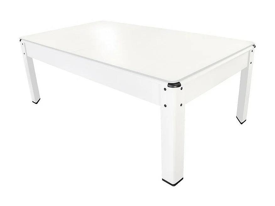 Billard Américain HARMONY 6Ft - 206,5 x 116,5 x 80 cm avec accessoires et plateau dînatoire - Couleur Ivoire