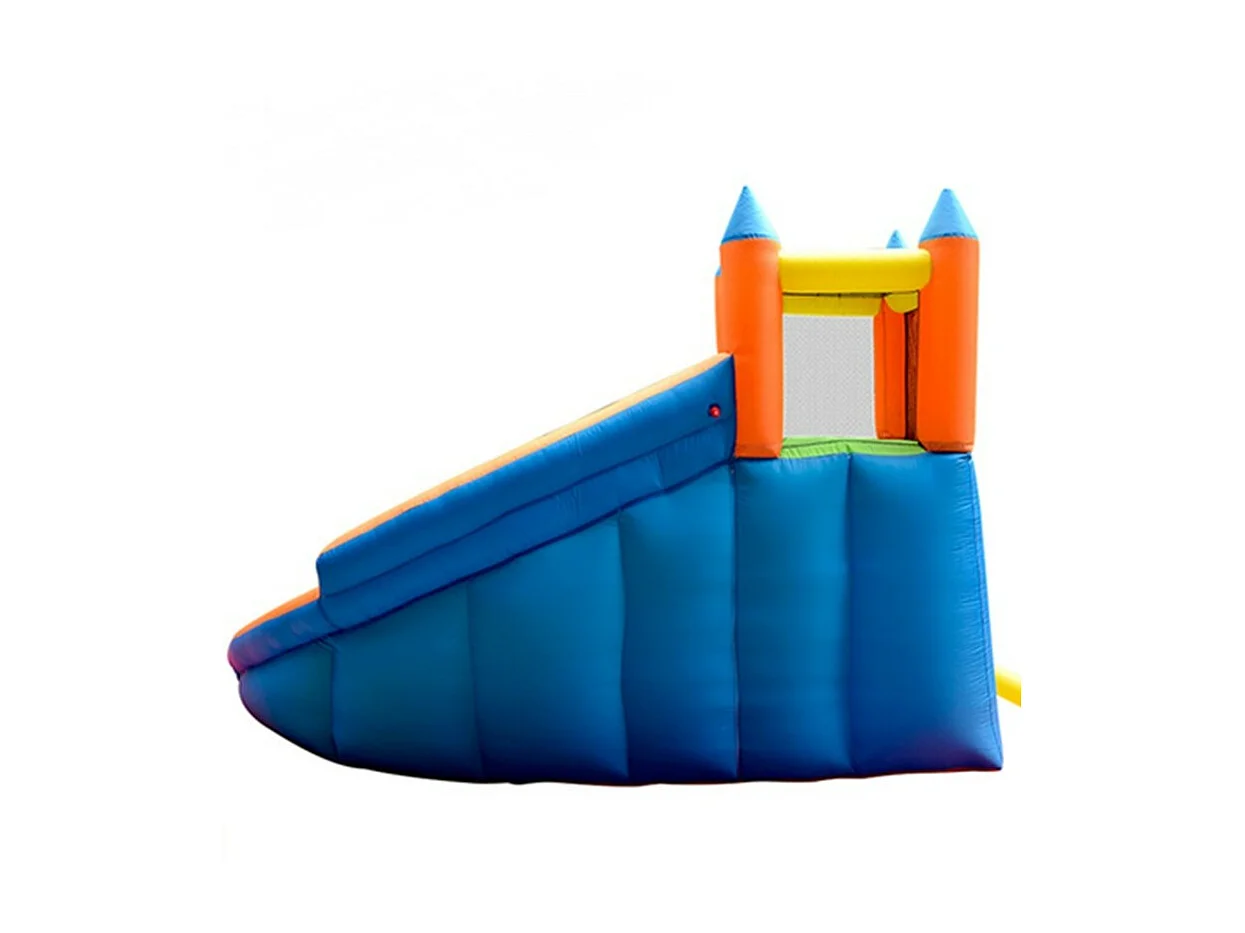 Château Aquatique Gonflable pour enfants 4m - Aire de jeux avec Escalade, Tobbogan et Piscine - Aqua Park