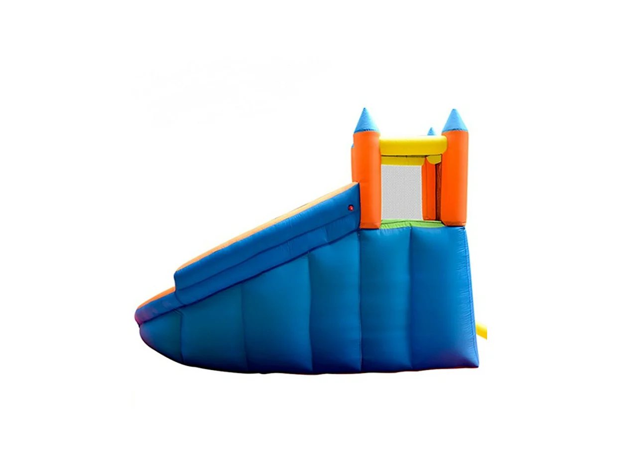Château Aquatique Gonflable pour enfants 4m - Aire de jeux avec Escalade, Tobbogan et Piscine - Aqua Park