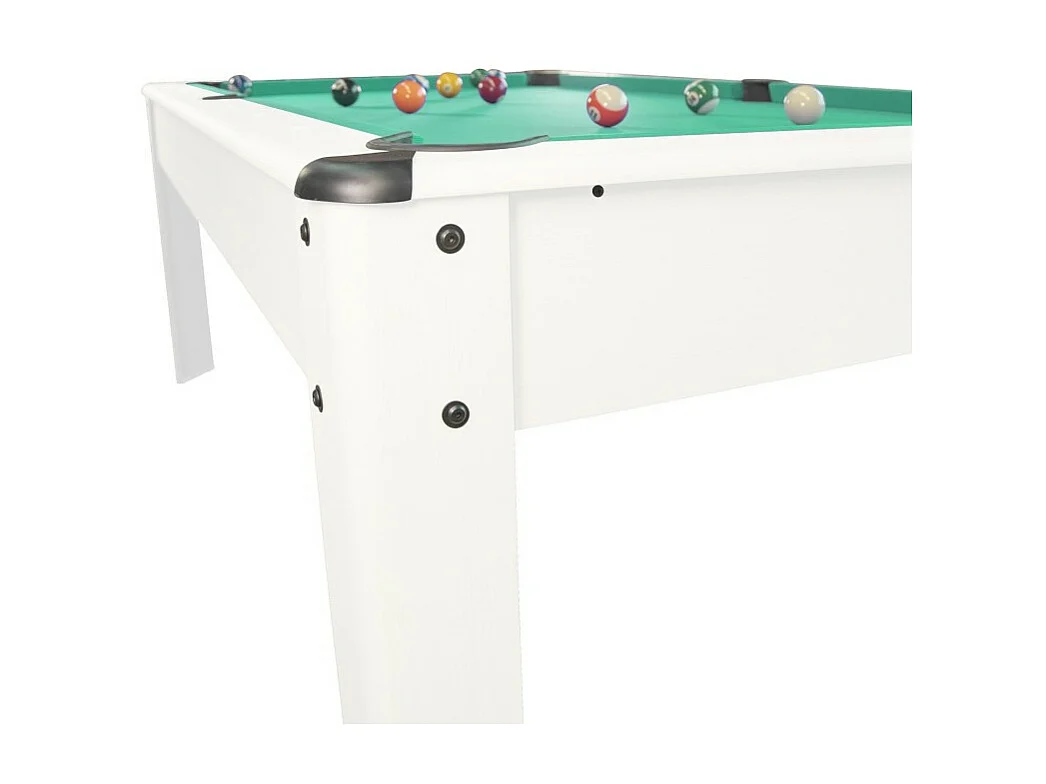 Billard Américain HARMONY 6Ft - 206,5 x 116,5 x 80 cm avec accessoires - Couleur Ivoire