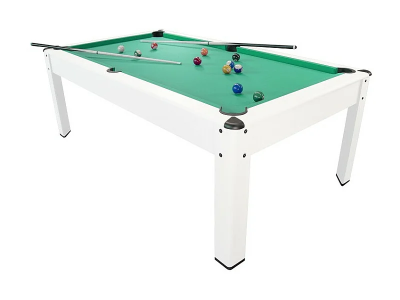 Billard Américain HARMONY 6Ft - 206,5 x 116,5 x 80 cm avec accessoires - Couleur Ivoire