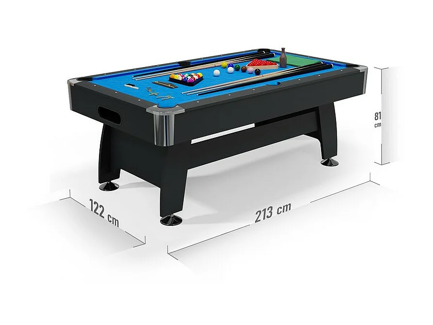 Billard Américain avec retour de boules automatique et accessoires