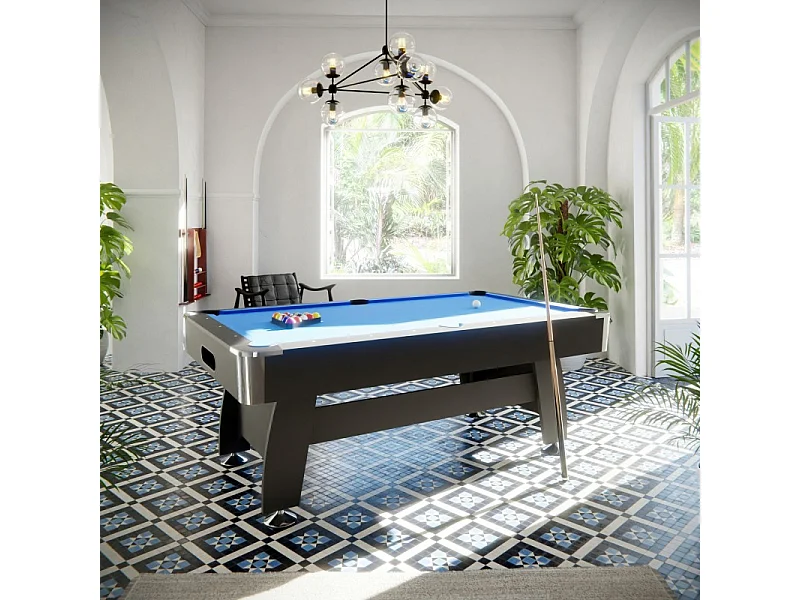 Billard Américain avec retour de boules automatique et accessoires