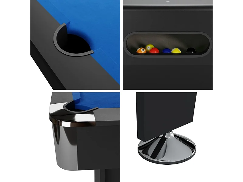 Billard Américain avec retour de boules automatique et accessoires