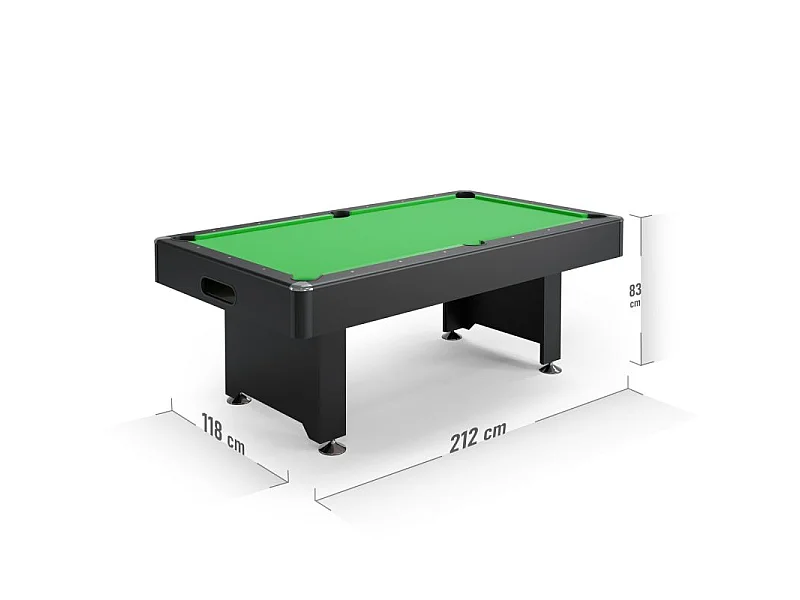 Billard américain ARMSTRONG 212 x 118 x 86 cm - Retour de boules automatique et Accessoires inclus