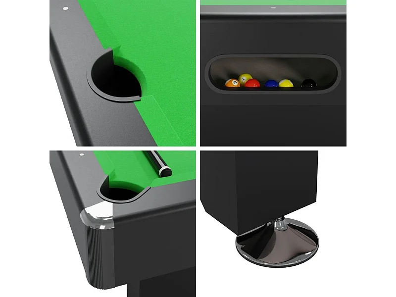 Billard américain ARMSTRONG 212 x 118 x 86 cm - Retour de boules automatique et Accessoires inclus