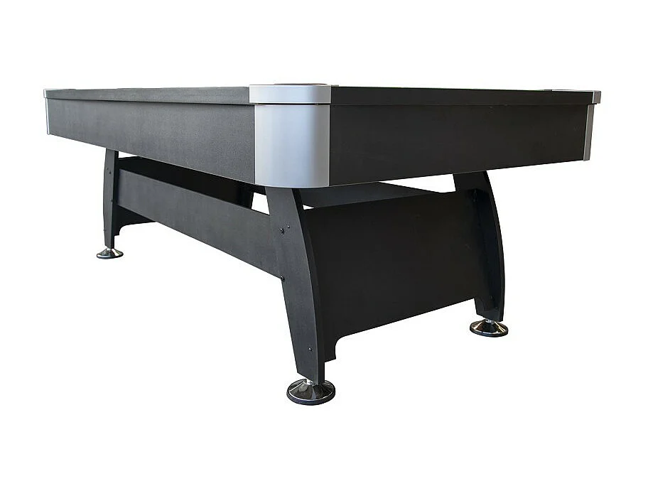 Billard Américain avec Retour de Boules Automatique et Accessoires, 220 x 123 x 80 cm - Noir et Tapis Vert