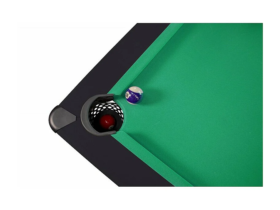 Billard Américain HARMONY 6Ft - 206,5 x 116,5 x 80 cm avec accessoires - Couleur Noir