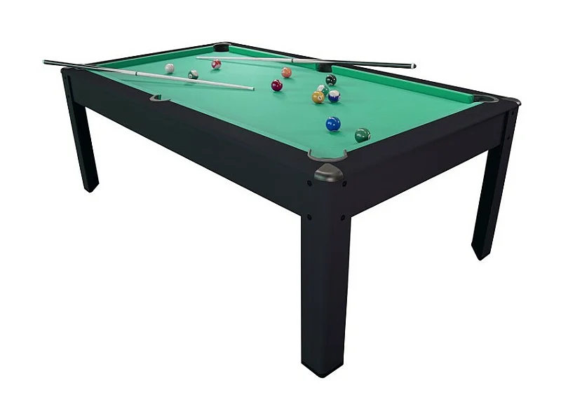 Billard Américain HARMONY 6Ft - 206,5 x 116,5 x 80 cm avec accessoires - Couleur Noir