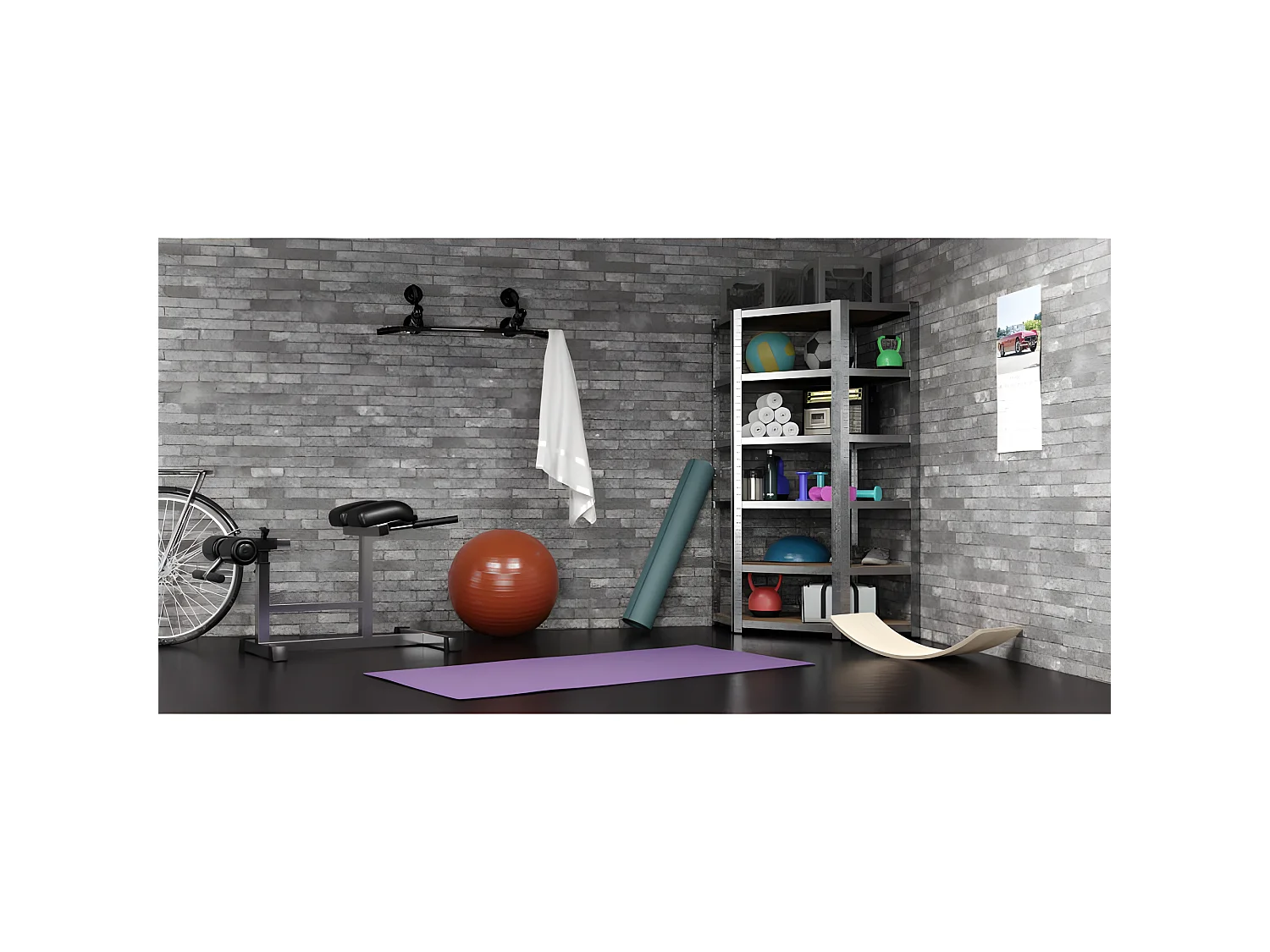 Étagère d'angle polyvalente en métal - Charge lourde Max 750kg - 180 x 90 x 45 cm - Gris