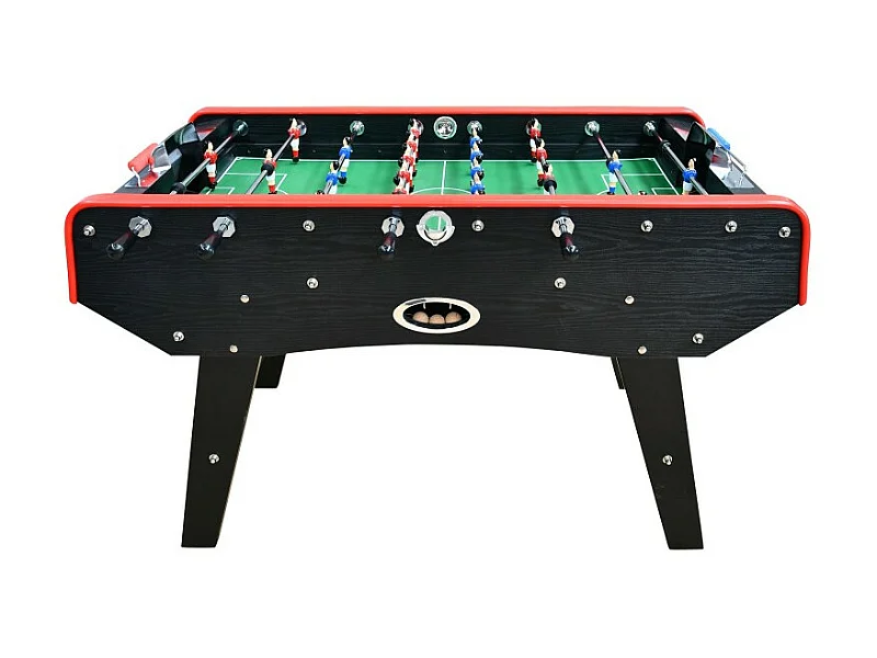 Baby-foot CLASSIC type Bistrot - 151 x 77 x 91 cm - Table de Baby-foot avec barres télescopiques et Balles Lièges Inclus
