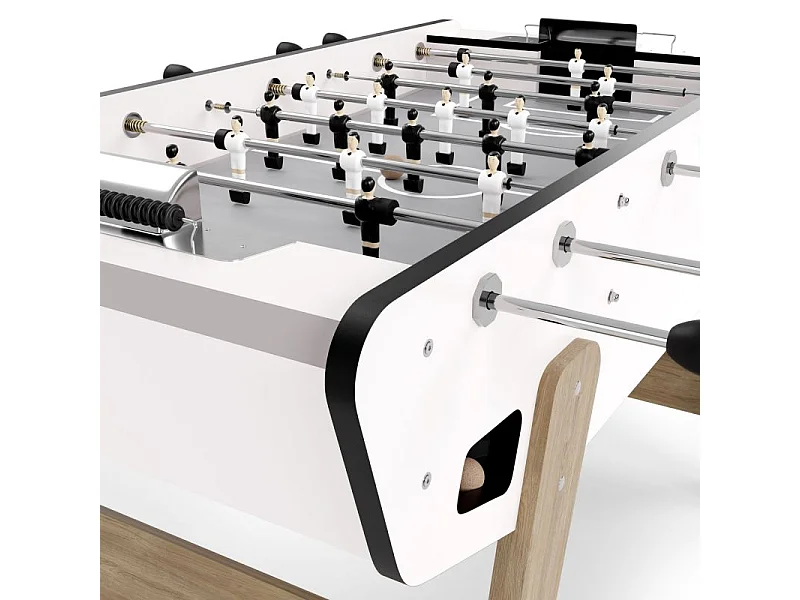 Baby-foot de Bar Coliseum avec barres télescopiques et 3 Balles Lièges Inclus 153 x 75 x 90 cm