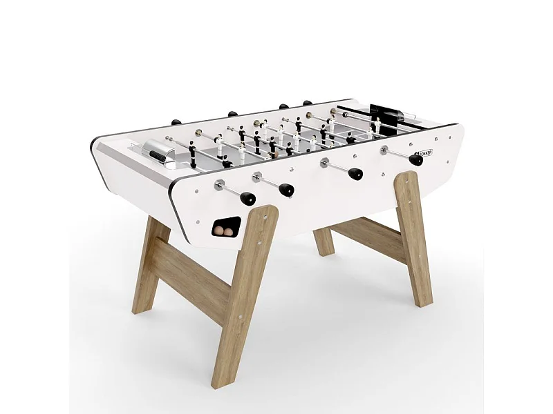 Baby-foot de Bar Coliseum avec barres télescopiques et 3 Balles Lièges Inclus 153 x 75 x 90 cm