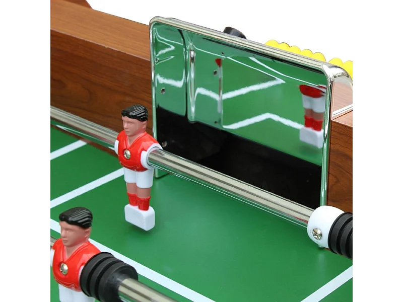 Baby-foot de Bar Deluxe Club 148 x 75 x 94 cm - 2 balles en liège inclus
