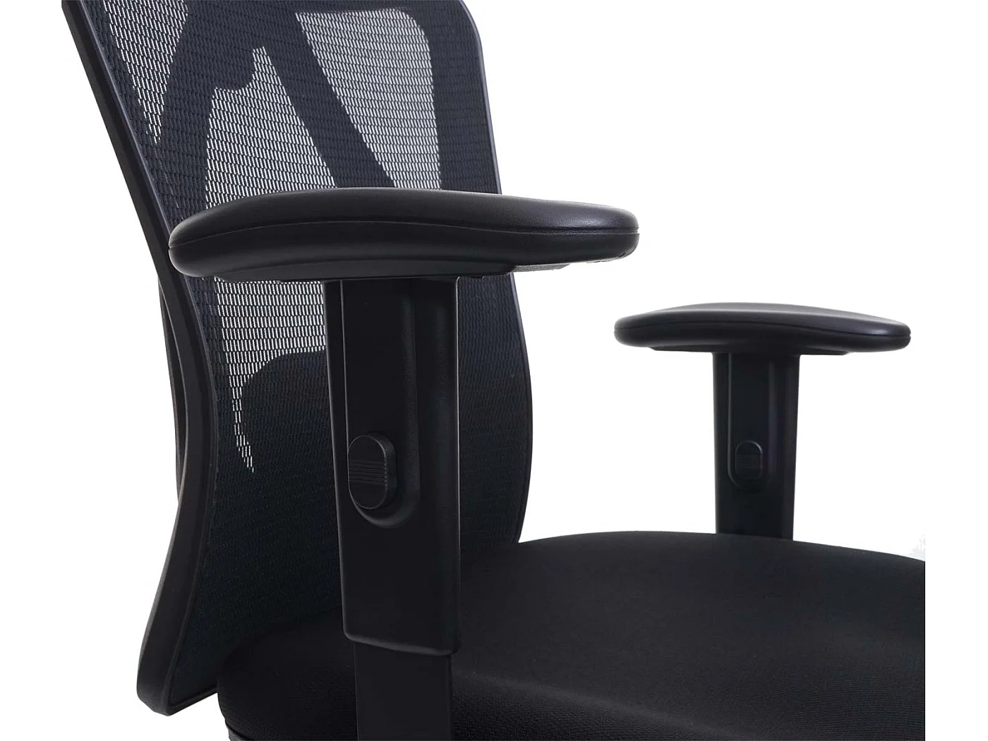 Chaise de bureau SIHOO-J86,  avec repose-pieds, noir