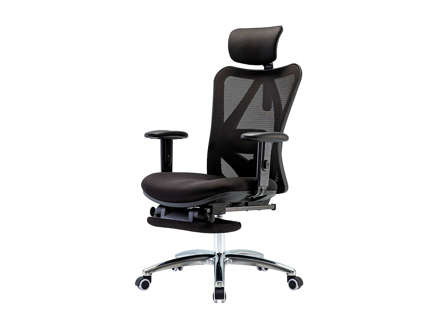 Sedia Ufficio Ergonomica In Rete Con Supporto Lombare – Girevole, Regolabile In Altezza, Braccioli E Capacità 113 Kg