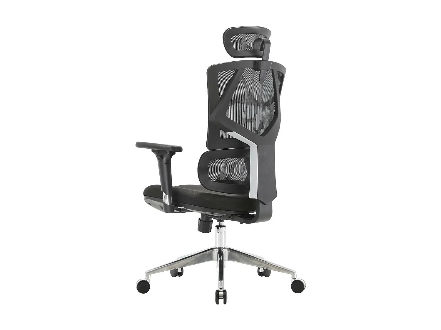 Chaise de bureau SIHOO-J89,  rembourré noir