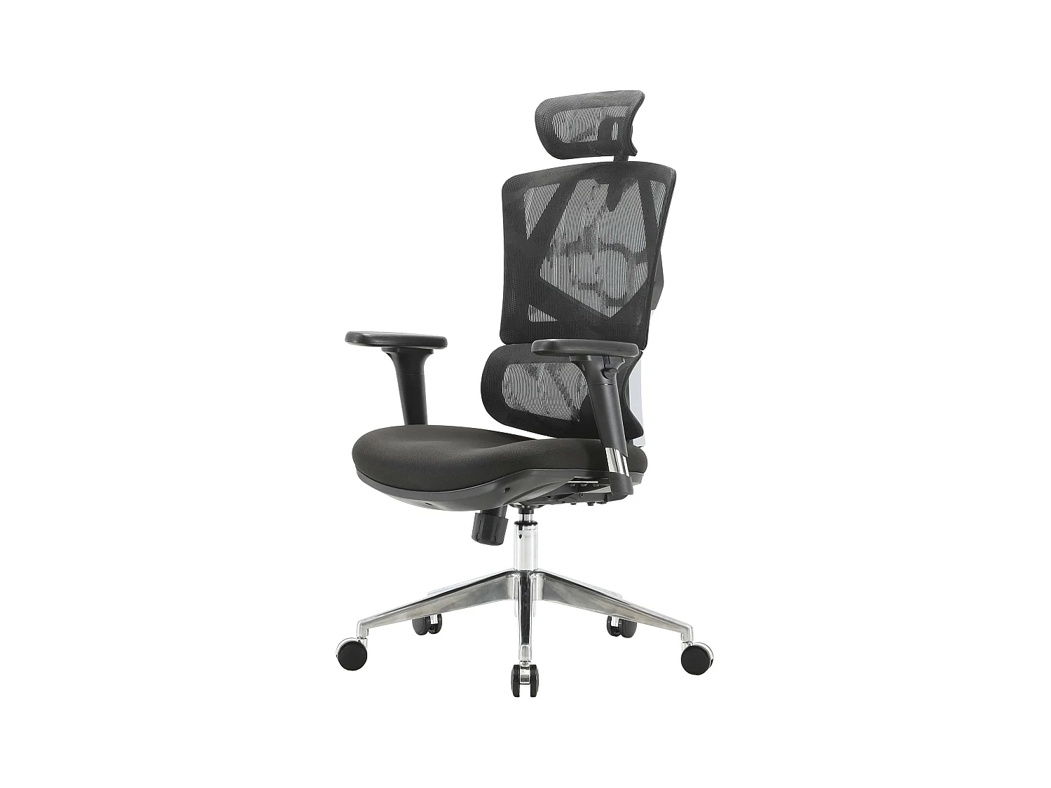 Chaise de bureau SIHOO-J89,  rembourré noir
