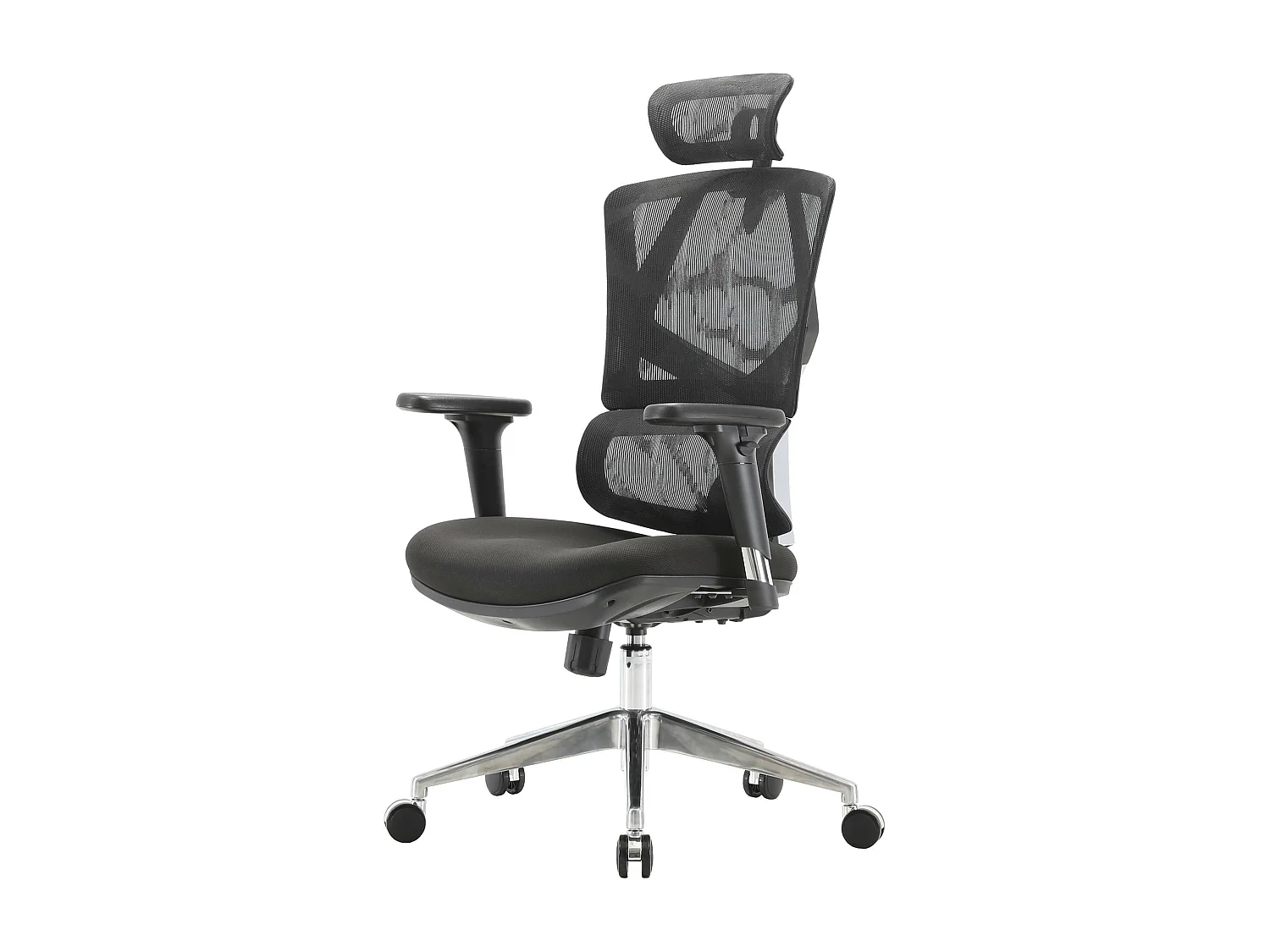 Chaise de bureau SIHOO-J89,  rembourré noir