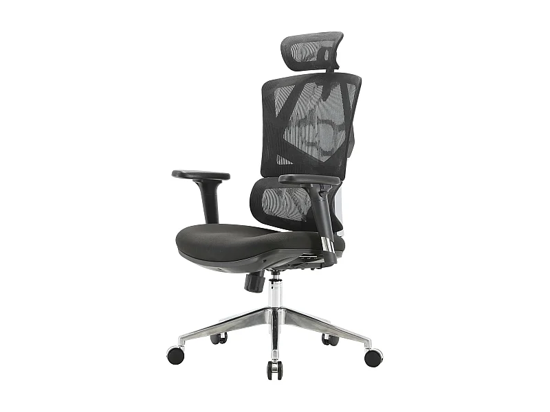 Chaise de bureau SIHOO-J89,  rembourré noir