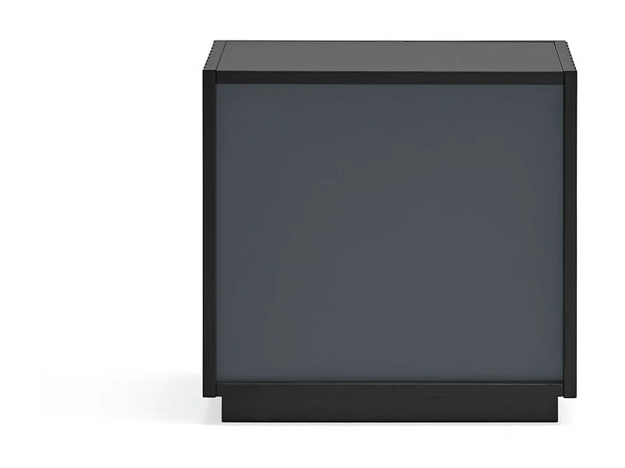 Doric - Table de chevet 1 tiroir en bois - Noir