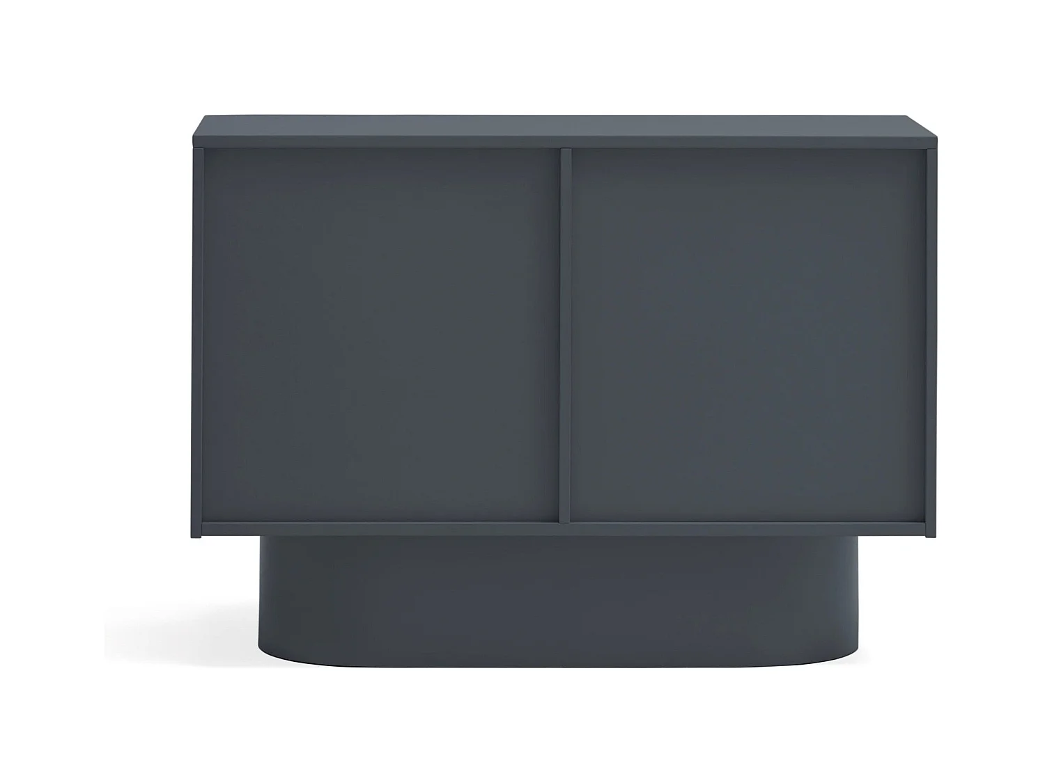 Totem - Buffet 2 portes en bois L100 cm - Couleur : Gris anthracite