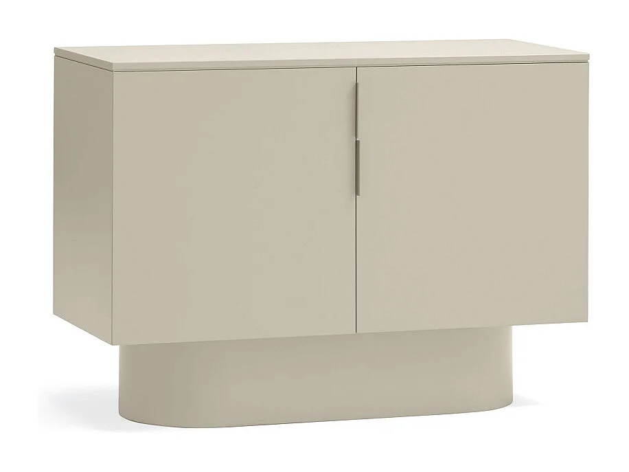 Commode 2 deuren laquée sable 100x82 cm