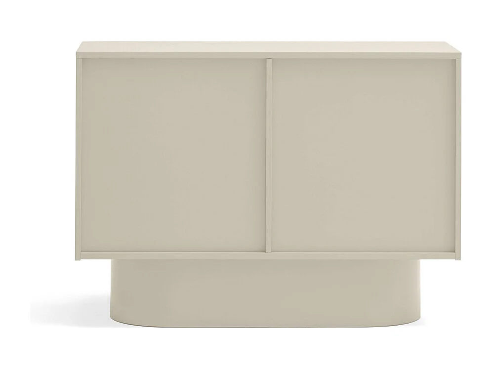 Commode 2 deuren laquée sable 100x82 cm