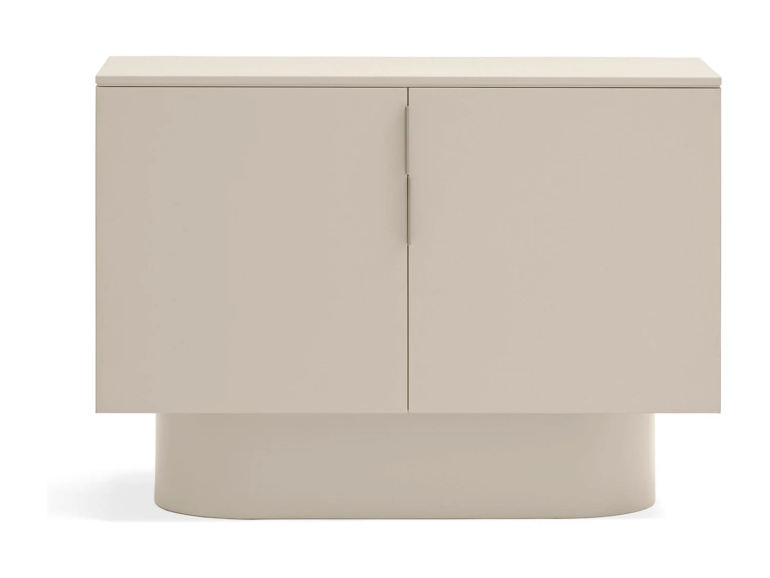 Commode 2 deuren laquée sable 100x82 cm