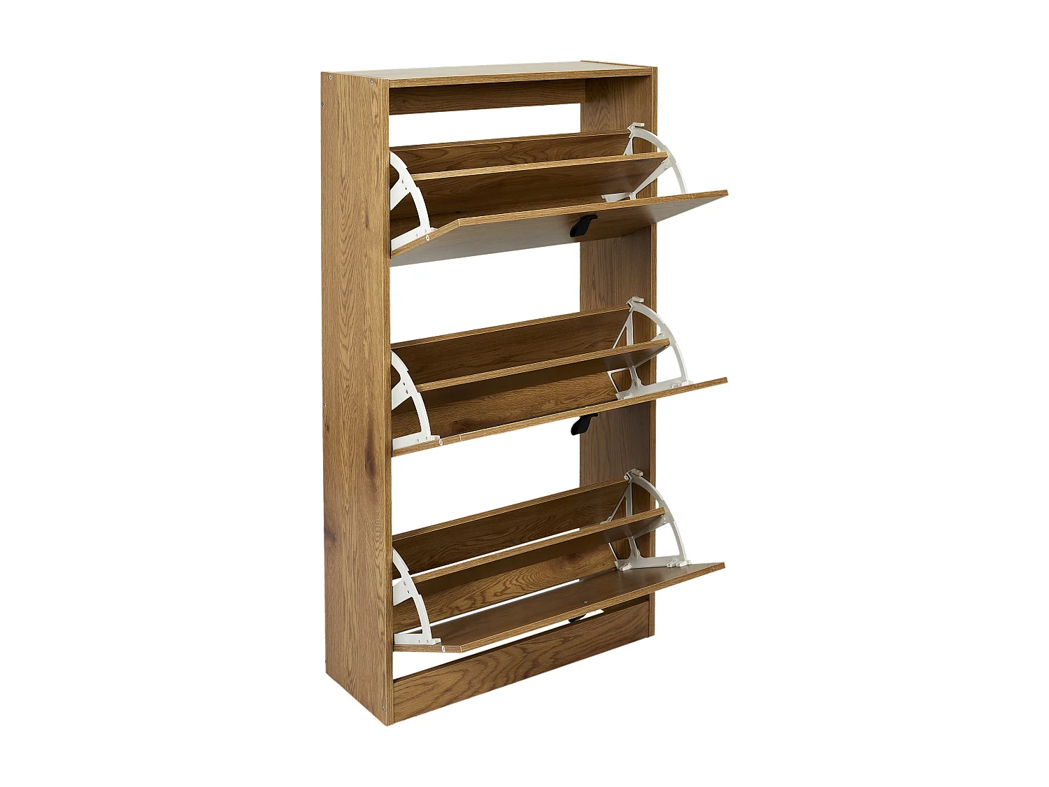 Meuble A Chaussures 3 Portes Abbott Marron