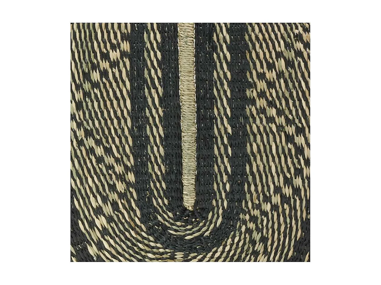 Éventails en jonc colorés ethniques (lot de 2)