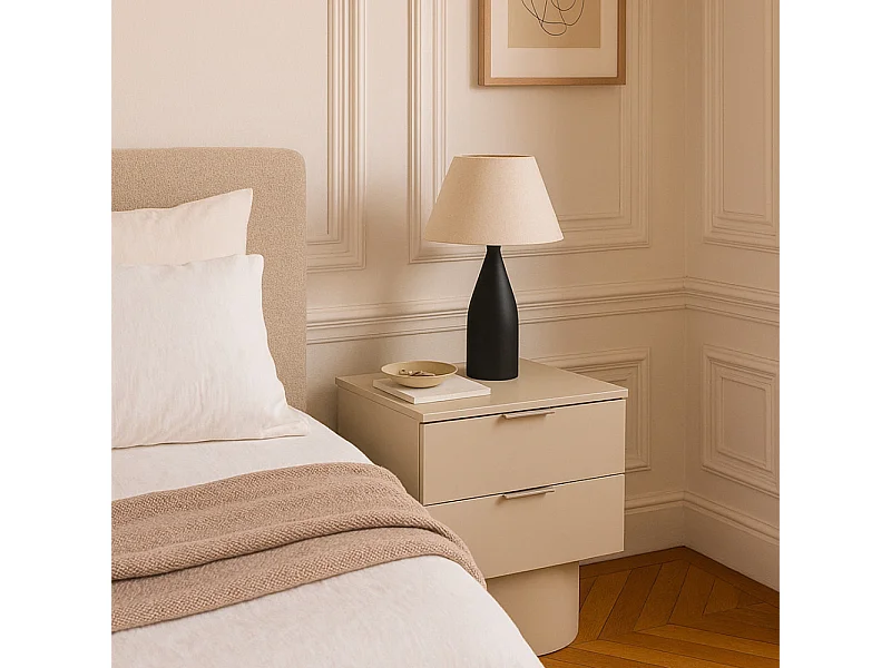 Chevet tafel 2 marter lades 50x56 cm