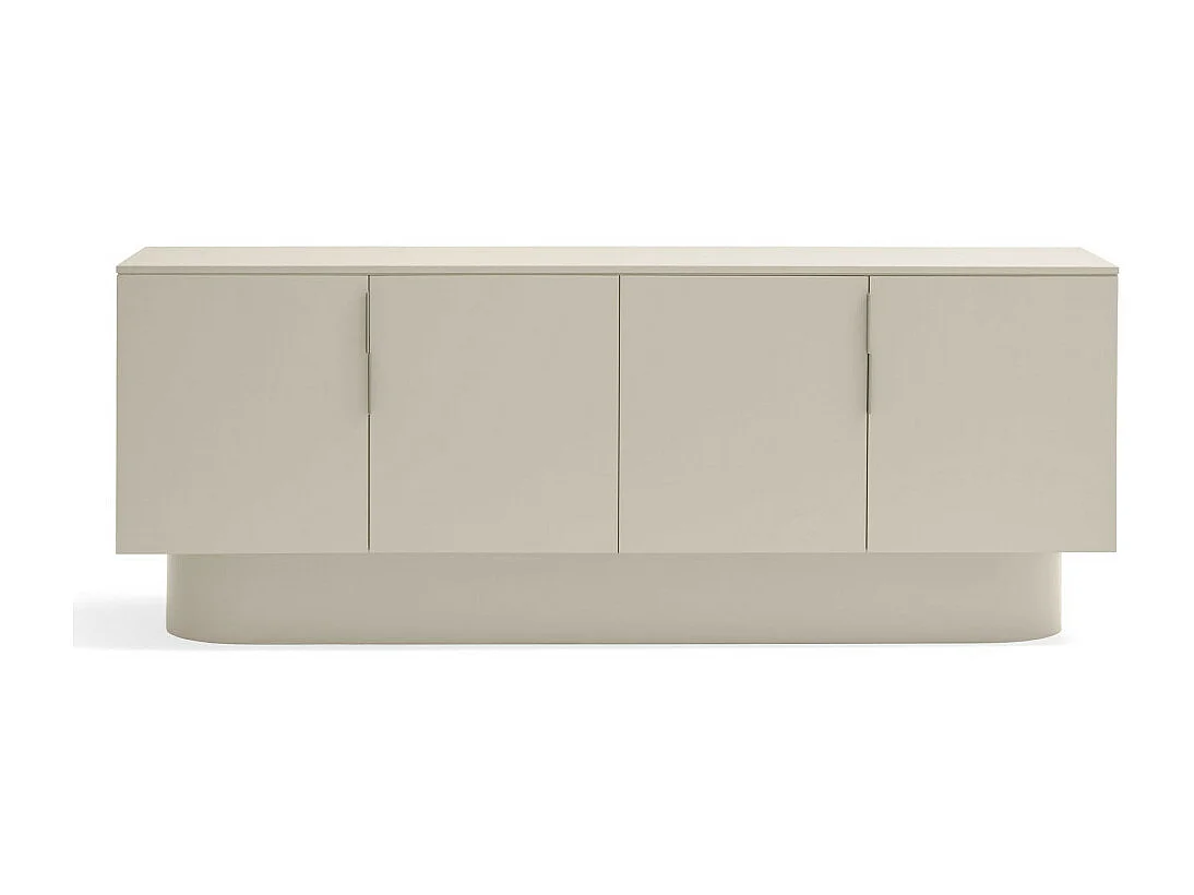 Totem - Buffet 4 portes en bois L200cm - Sable