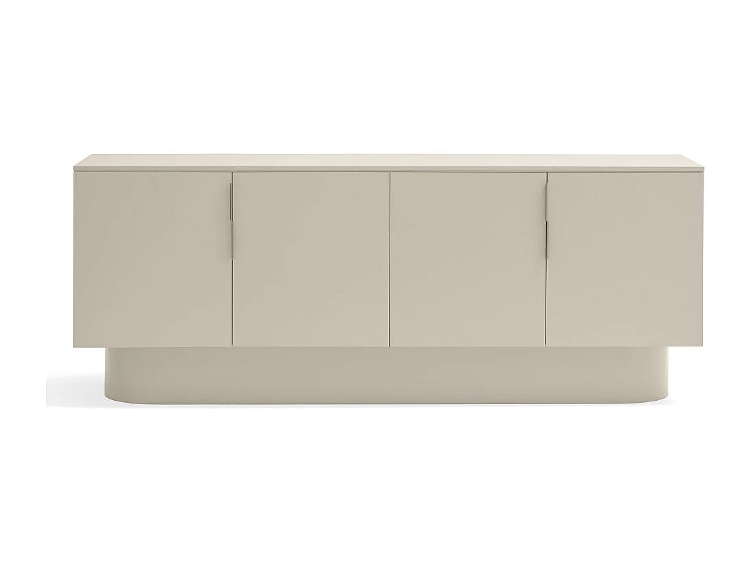 Totem - Buffet 4 portes en bois L200cm - Sable