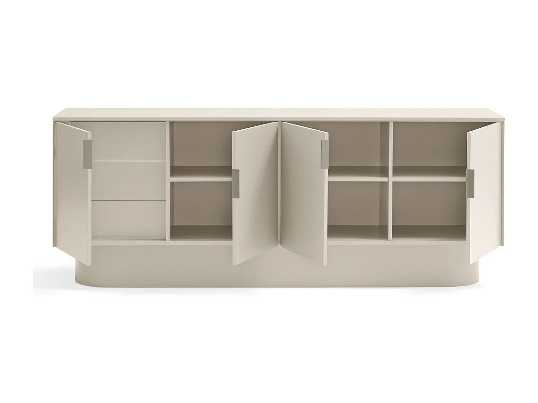 Totem - Buffet 4 portes en bois L200cm - Sable