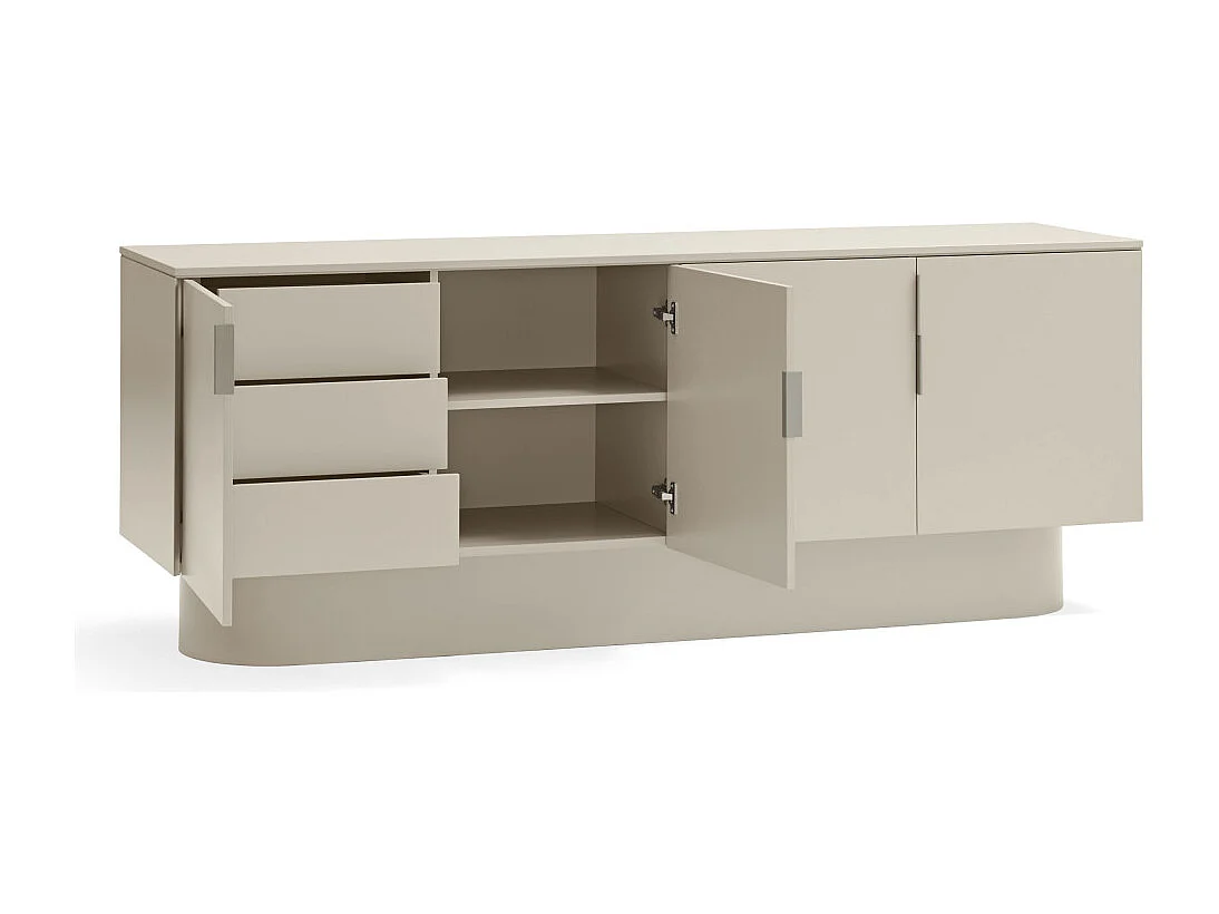 Totem - Buffet 4 portes en bois L200cm - Sable