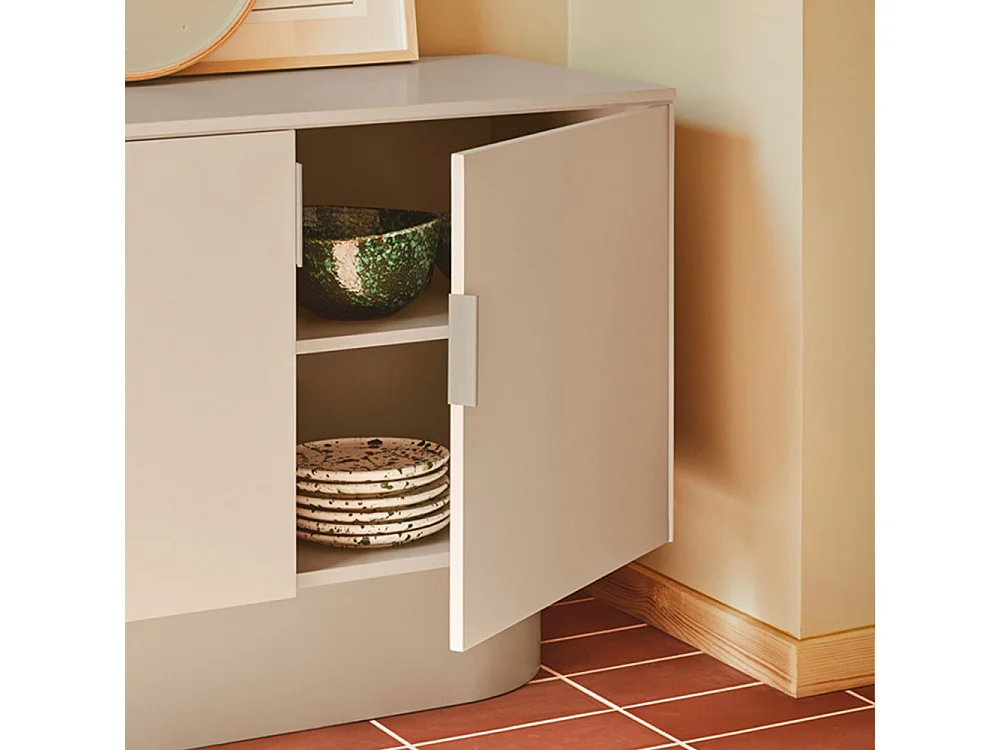 Totem - Buffet 4 portes en bois L200cm - Sable