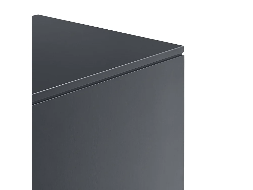 Totem - Buffet 4 portes en bois L200cm - Gris anthracite