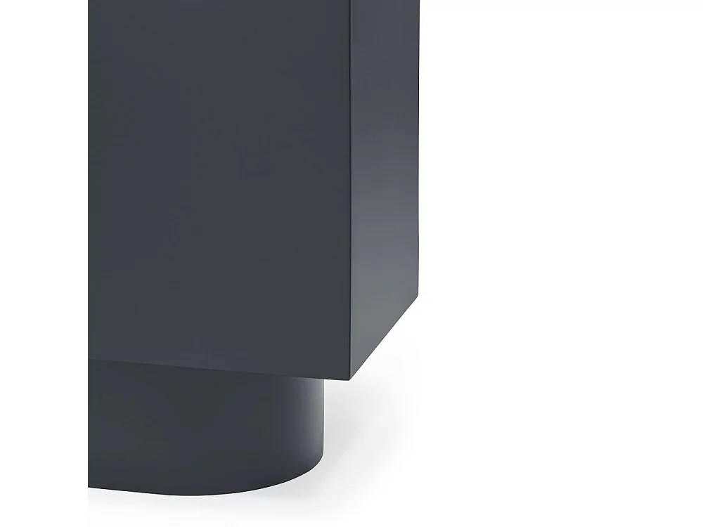 Totem - Buffet 4 portes en bois L200cm - Gris anthracite