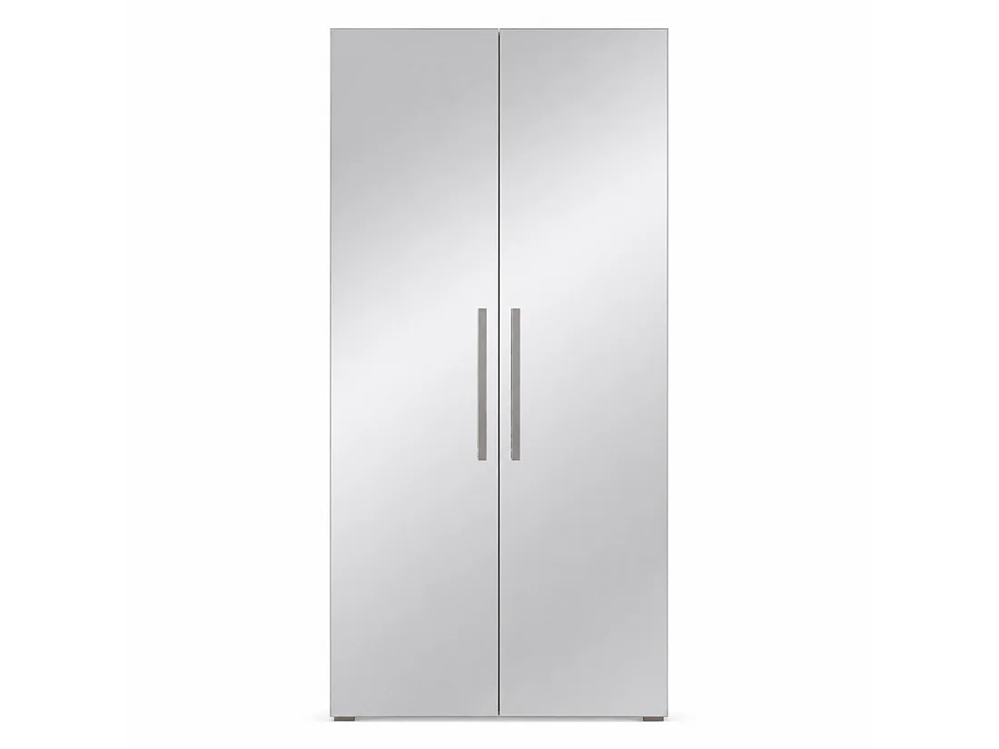 Armoire design 100 cm 2 portes avec grands miroirs collection JUPITER