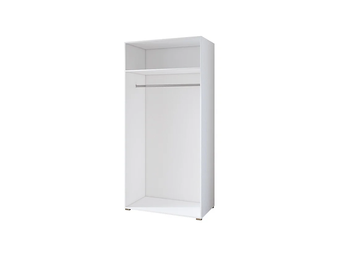 Armoire design 100 cm 2 portes avec grands miroirs collection JUPITER