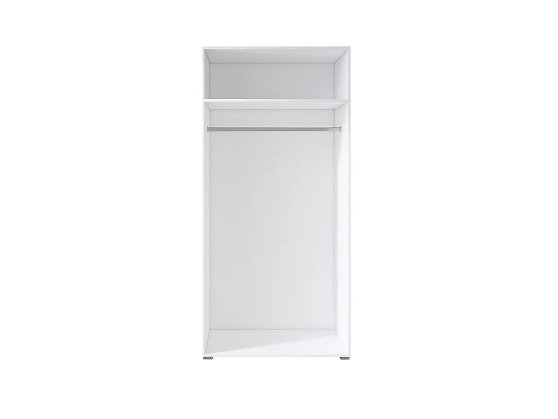 Armoire design 100 cm 2 portes avec grands miroirs collection JUPITER