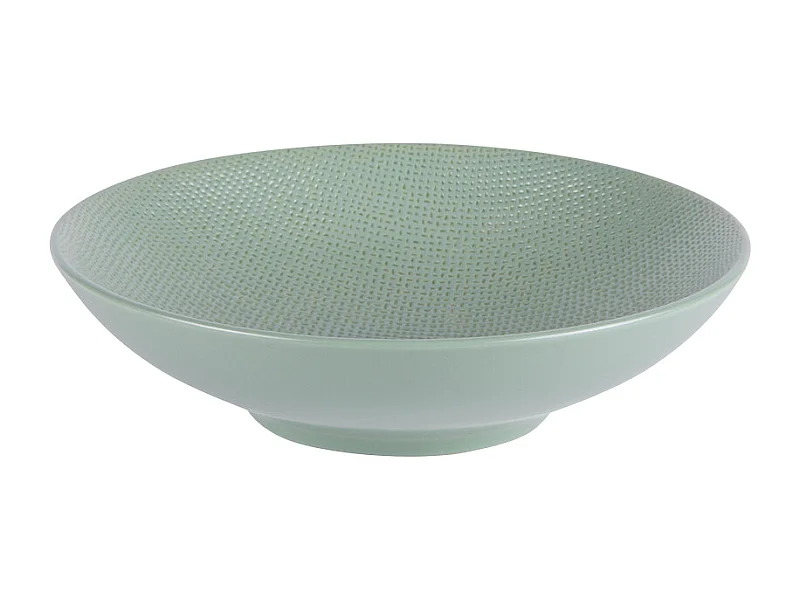 Assiette creuse Vésuvio sauge 19 cm (lot de 6)