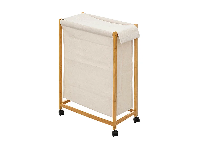 Wäschekorb auf Rollen 55 x 85 cm