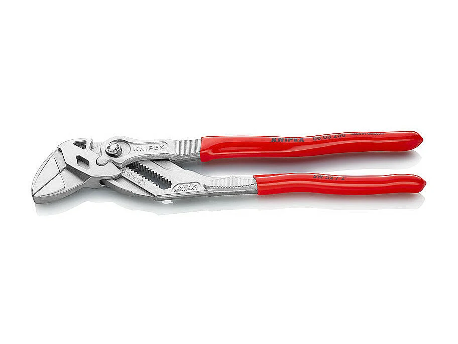Pince clé multiprise gainée capacité 52mm longueur 250mm KNIPEX 8603250