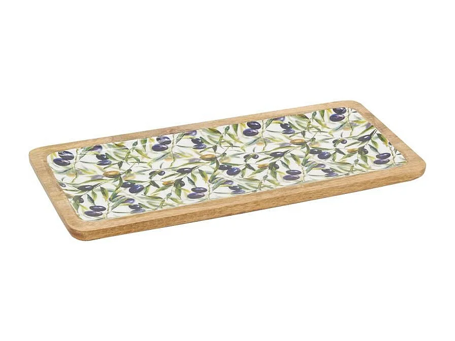 Plateau en manguier et résine - Olives Plateau