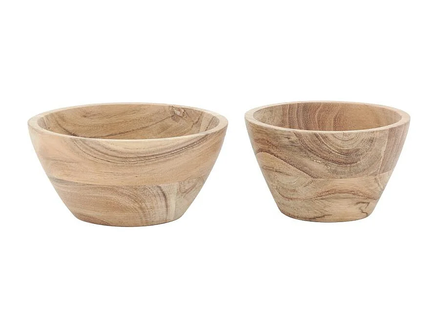 Récipient en bois d'acacia naturel Ø 13 cm